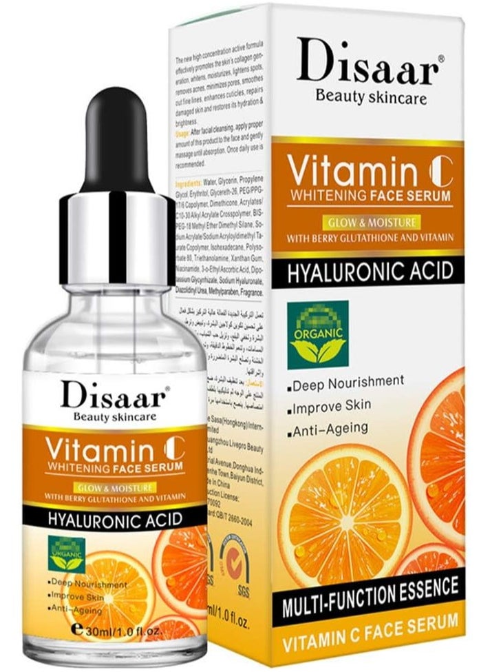 Disaar - Hyaluronic Acid & Vitamin C Facial Serum 30ml - Image 1