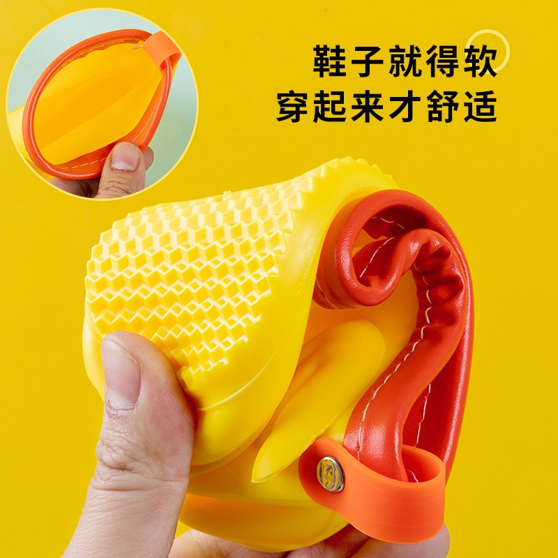 Children'S Rain Boots Cartoon Boys And Girls Kindergarten Baby Rubber Shoes Drawstring Non-Slip Rain Boots Kindergarten Rain Boots - Image 5