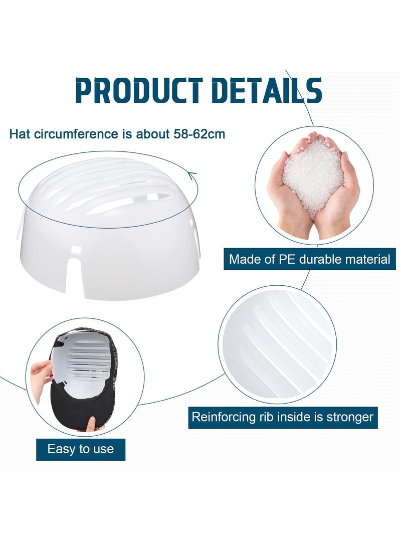 SOLARAE Universal Bump Cap Insert 3 Pcs Baseball Bump Cap Insert Bump Cap Insert Safety Bump Cap PE Lined Bumper Hat Insert for Baseball Caps Hard Hat Insert Lightweight Fit for Most Baseball Hat - Image 2
