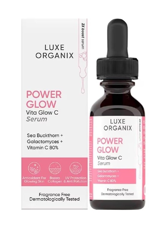 LUXE ORGANIX سيروم باور جلو فيتا جلو 30 مل - Image 1