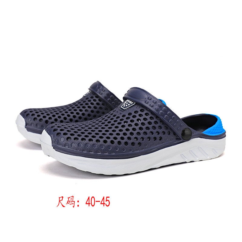 Cross-border Hole Shoes Men's and Women's Summer Lightweight Bird's Nest Sandals and Slippers Foreign Trade Wading Shoes Couple's Holiday Leisure Beach Shoes - Image 1