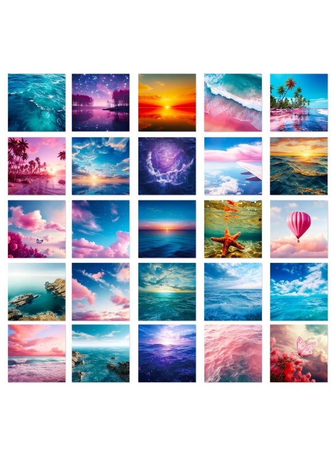 NIBEMINENT 50 Pcs Stars And Sea Deco Kit Waterproof Stickers, High Definition Printing Bright Colors, Suitable for Laptop Skateboard Luggage Water Bottle Guitar DIY - Image 3