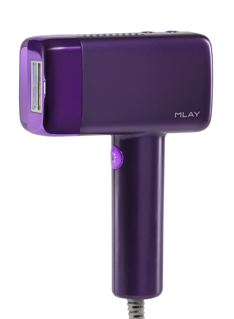 MLAY T14  Dark Purple With Smart AI Skin Sensor | ICE Cooling Touch | Replaceable Lamp Heads | FDA, ISO & NILES Certified | 24-Month Warranty | Ultra-Fast & Painless - Image 2