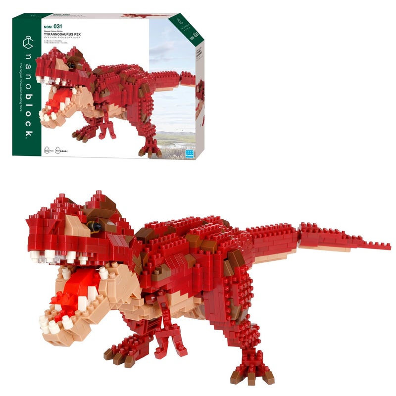Kawada nanoblock - Dinosaurs - Dinosaur Deluxe Edition Tyrannosaurus Rex, Advanced Hobby Series Building Kit - Image 1