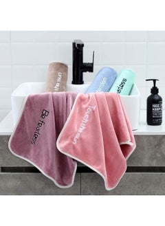 Generic Microfiber Face Towel, 5 Count Microfiber Woven Shed Resistant, Stunning Design and Special Absorbent Embroidery 35x75cm  - Image 2