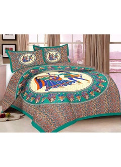 Urban Magic Urban Magic 104 TC Cotton Double Printed Bedsheet  - Image 1