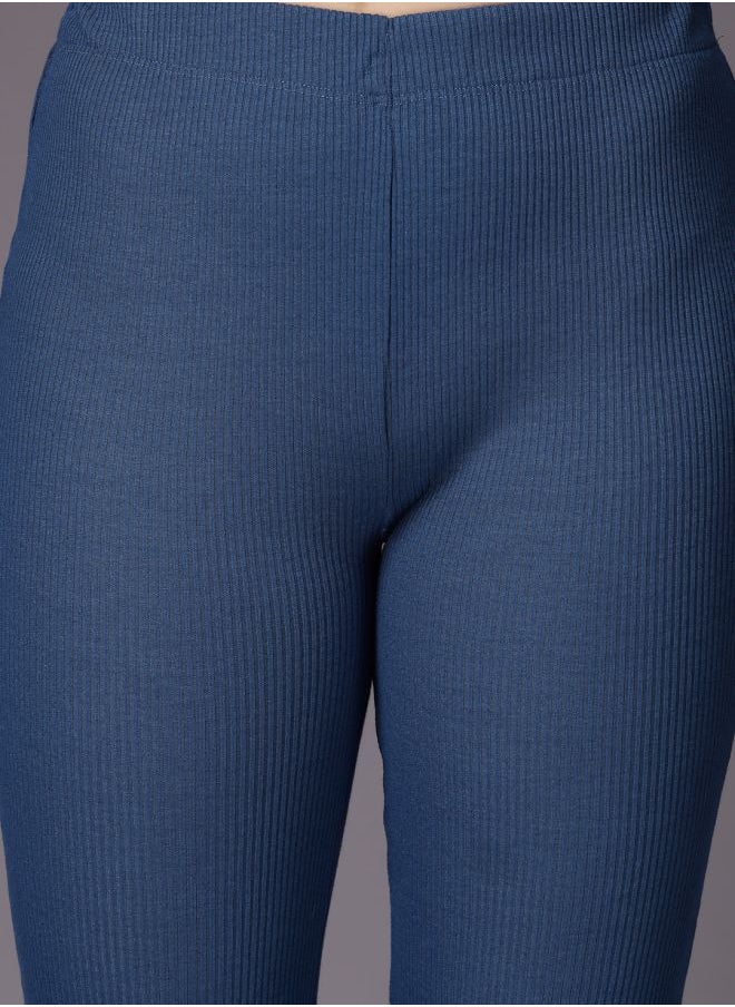 Freehand - Women Fit and Flared Solid Mid-Rise Trousers - Image 1