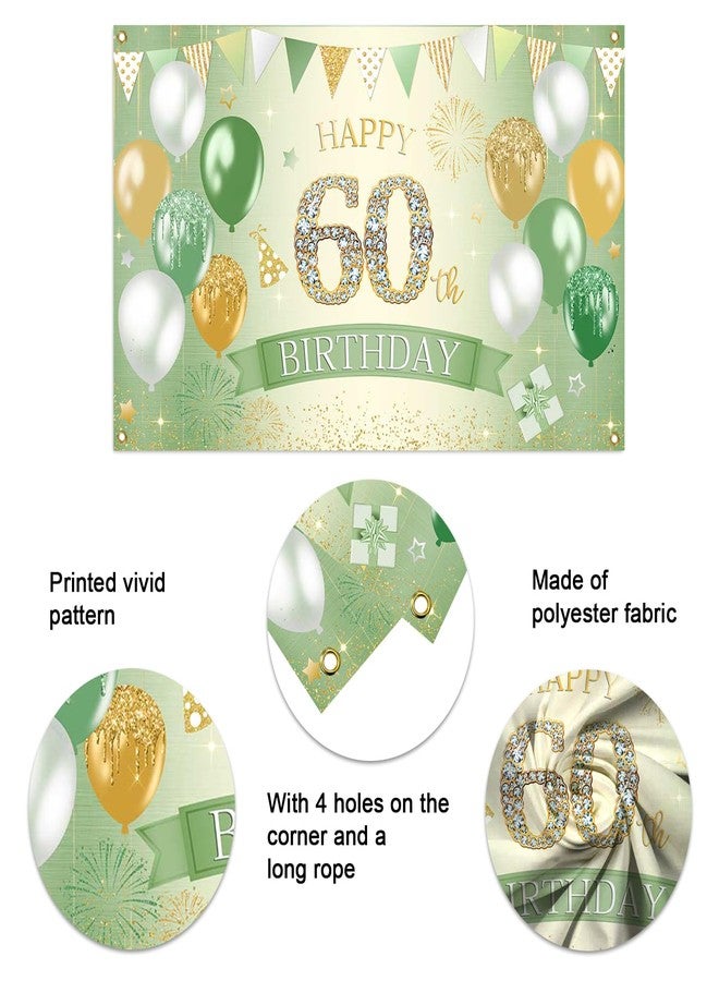 موكسيكا لافتة عيد ميلاد سعيد من موكسيكا، خلفية باللون الأخضر الذهبي، زينة عيد الميلاد الستين للنساء والرجال، لوازم الحفلات، دعامات كشك الصور، 70.8 × 43.3 بوصة - Image 5