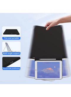 هاوهان حزمة واقي لوحة مفاتيح iPad 4 في 1، مع غلاف iPad من الجيل العاشر، لوحة مفاتيح لاسلكية، ماوس لاسلكي، قلم ستايلس، أسود. (بدون iPad)  - Image 2