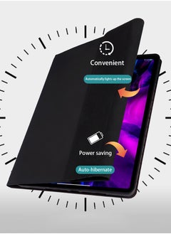 هاوهان حزمة واقي لوحة مفاتيح iPad 4 في 1، مع غلاف iPad من الجيل العاشر، لوحة مفاتيح لاسلكية، ماوس لاسلكي، قلم ستايلس، أسود. (بدون iPad)  - Image 4