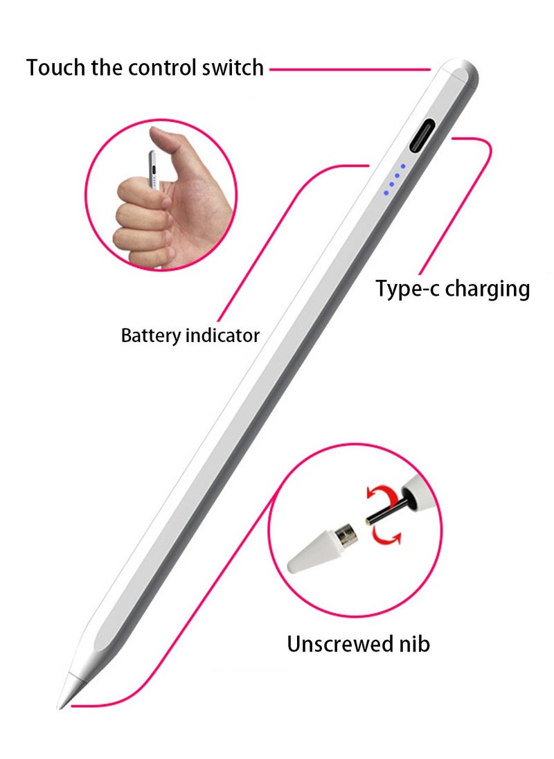 هاوهان - حافظة واقية لوحة مفاتيح iPad Tablet 4 في 1 ، مع جراب iPad من الجيل العاشر ، لوحة مفاتيح لاسلكية ، ماوس لاسلكي ، قلم ستايلس ، أسود. - Image 1