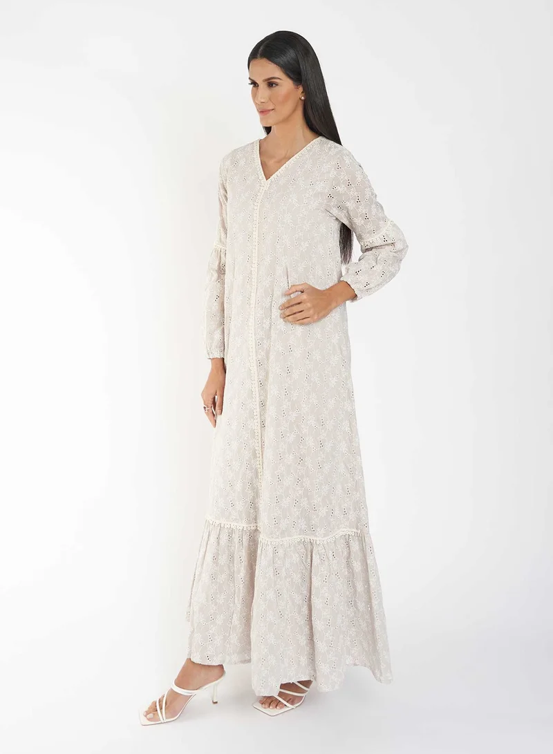Kashkha  Chifley Dress with Tiered Cut for Women | Best Price UAE