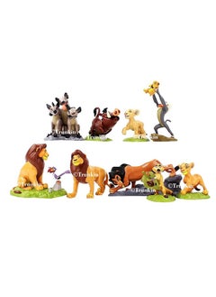 Trunkin Trunkin The Lion King Polyvinyl Chloride Action Figures 9 Pcs | Simba L Nala L Rafiki L Pumba L Zazu L Timon L Mufasa Collectible Figures,Multicolor  - Image 1