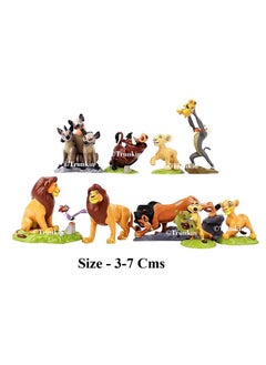 Trunkin Trunkin The Lion King Polyvinyl Chloride Action Figures 9 Pcs | Simba L Nala L Rafiki L Pumba L Zazu L Timon L Mufasa Collectible Figures,Multicolor  - Image 3