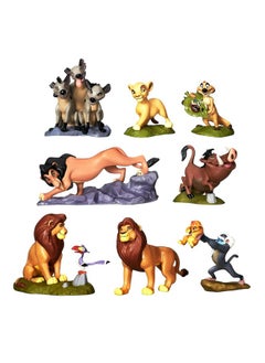 Trunkin Trunkin The Lion King Polyvinyl Chloride Action Figures 9 Pcs | Simba L Nala L Rafiki L Pumba L Zazu L Timon L Mufasa Collectible Figures,Multicolor  - Image 2