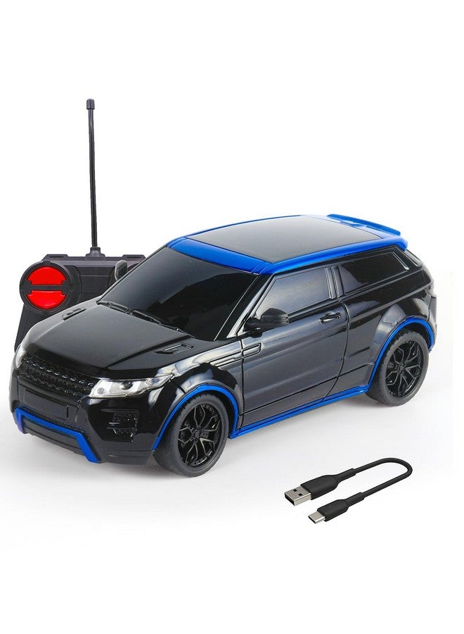 ويمبلي سيارة لعبة ويمبلي للتحكم عن بعد للأطفال، ألعاب سباق سيارات عالية السرعة للأطفال من سن 5 سنوات إلى 12 سنة، للأولاد من سن 7 إلى 14 سنة، سيارة صغيرة للأطفال بمقياس 1:24، تعمل بالتحكم عن بعد - أسود وأزرق - Image 1