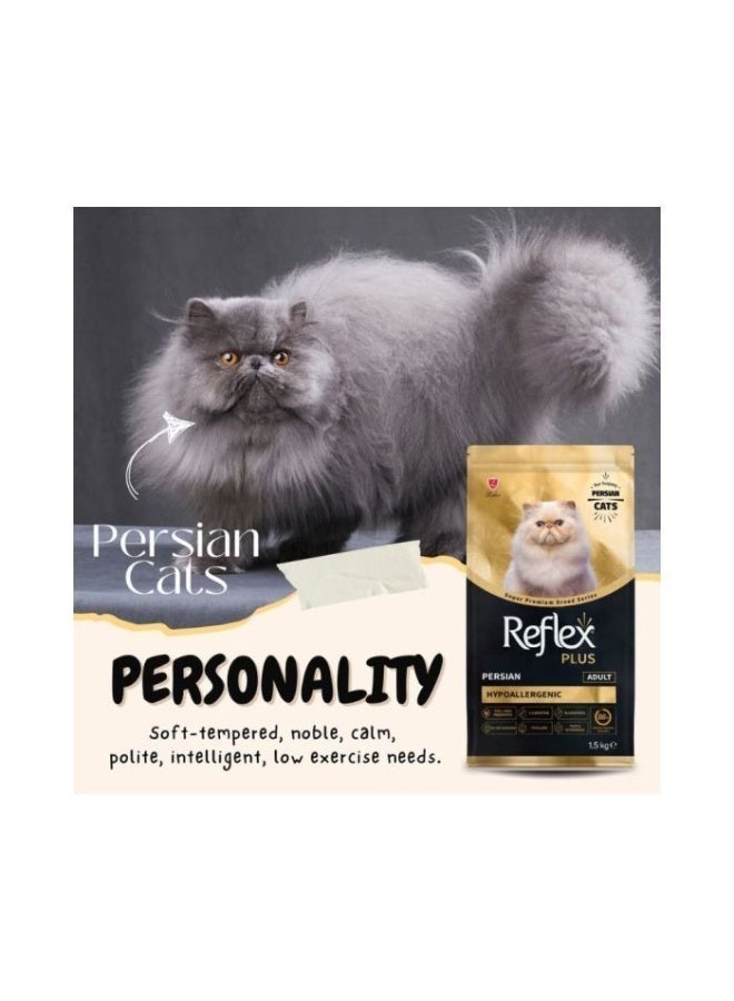 REFLEX Persian Adult Cat Food Hypoallergenic 1.5Kg – Hairball Control, Skin & Coat Support - Image 5
