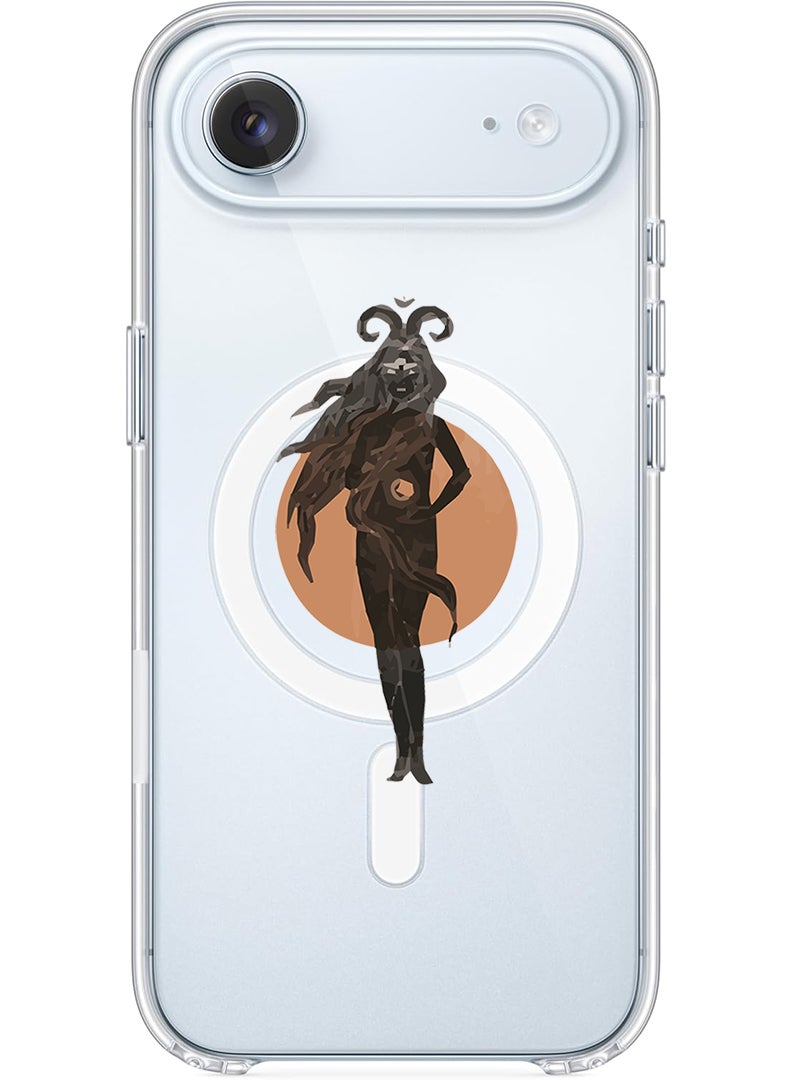 Theodor Magnetic Case for Apple iPhone 17 Air Compatible with MagSafe Wireless Charging, Shockproof Phone Bumper Cover - aries - Image 1