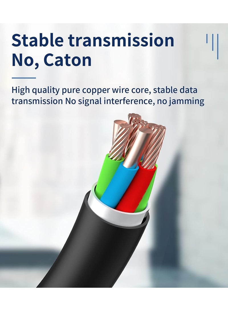 Zikra محول كابل OTG، موصل USB A أنثوي إلى USB C ذكر فلاش درايف، محول OTG USB 2 في 1، كابل دونجل USB C نوع 3.0 لمدخل الكاميرا لهواتف سامسونج جوجل بيكسل آيفون آيباد ماك بوك أوبو موتورولا - Image 2