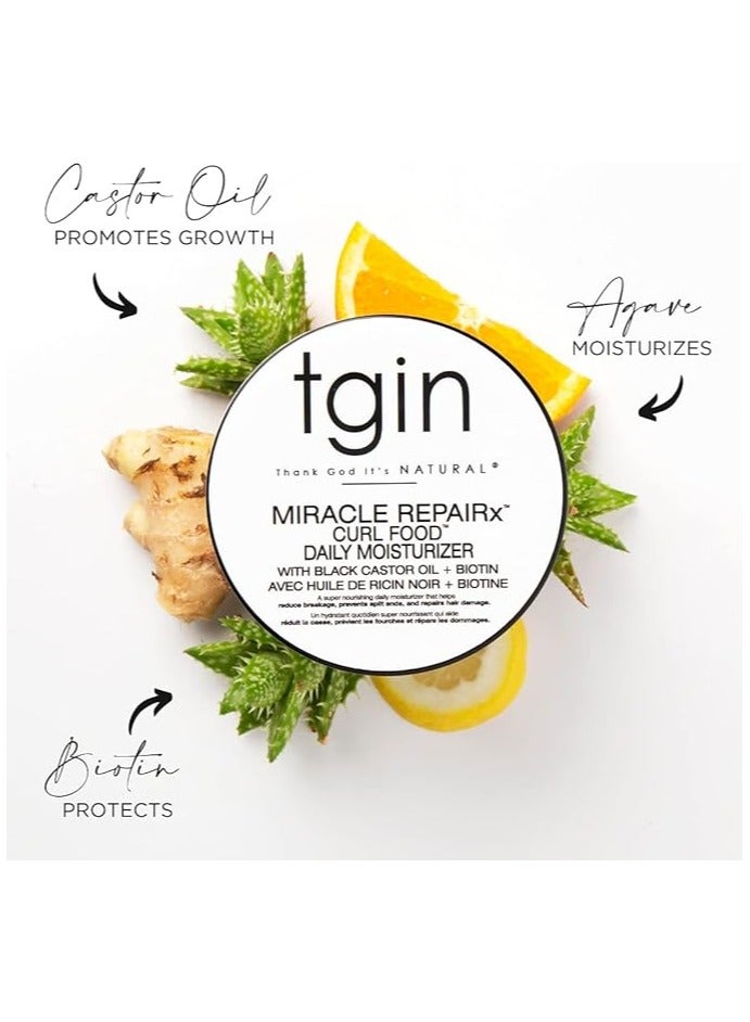 Tgin Tegene Miracle Reparex Curl Food Daily Moisturizer for Damaged Hair - Repair, Protect and Treat - 340 g - Image 2