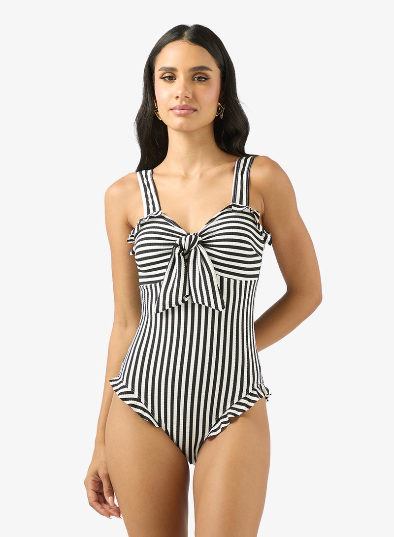 ELLA Striped Swimsuit - Image 1