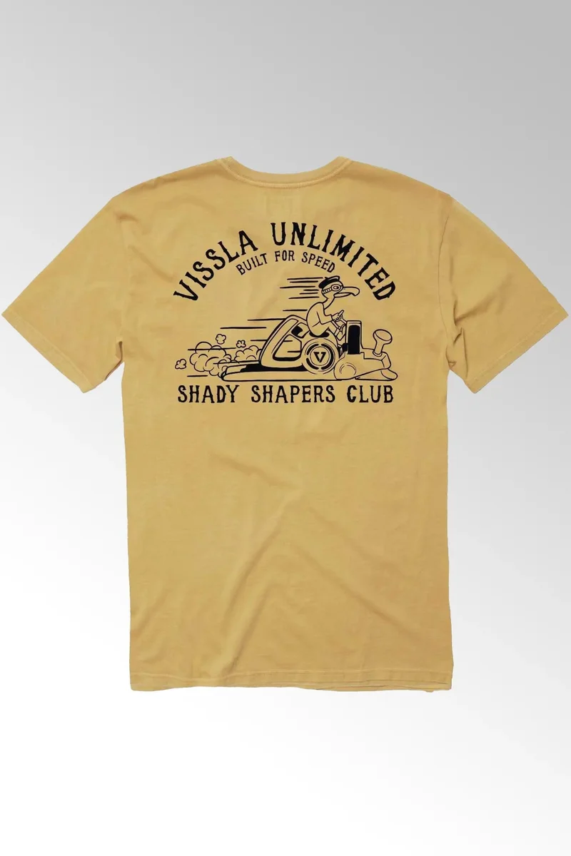Vissla Shapers Club T-Shirt Ale 100% Cotton