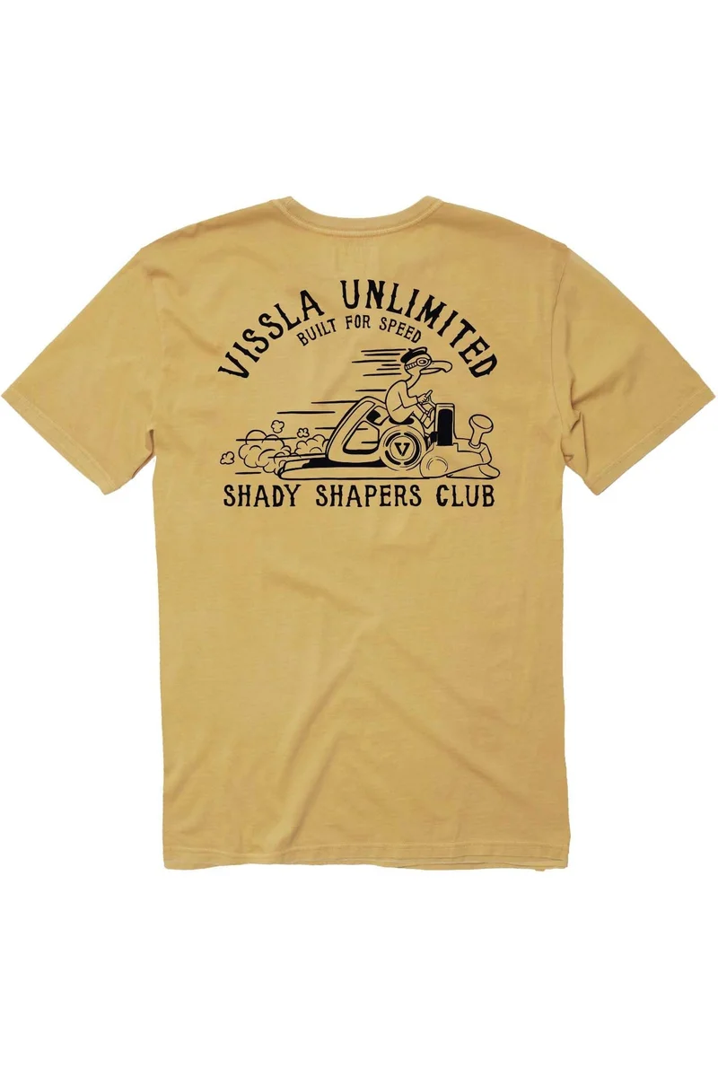 Vissla Shapers Club T-Shirt Ale 100% Cotton