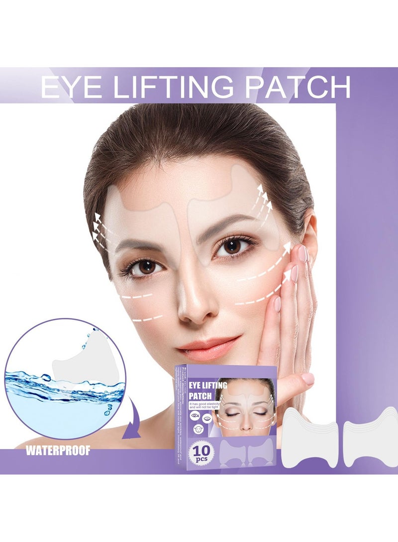 Loquat Eye Lift Tape, Instant V-Line Lifting Tape Set, Invisible Anti-Wrinkle Face Stickers, Stretchable Skin-Lifting Tape for Eye, Chin  Cheek Slimming - Image 4