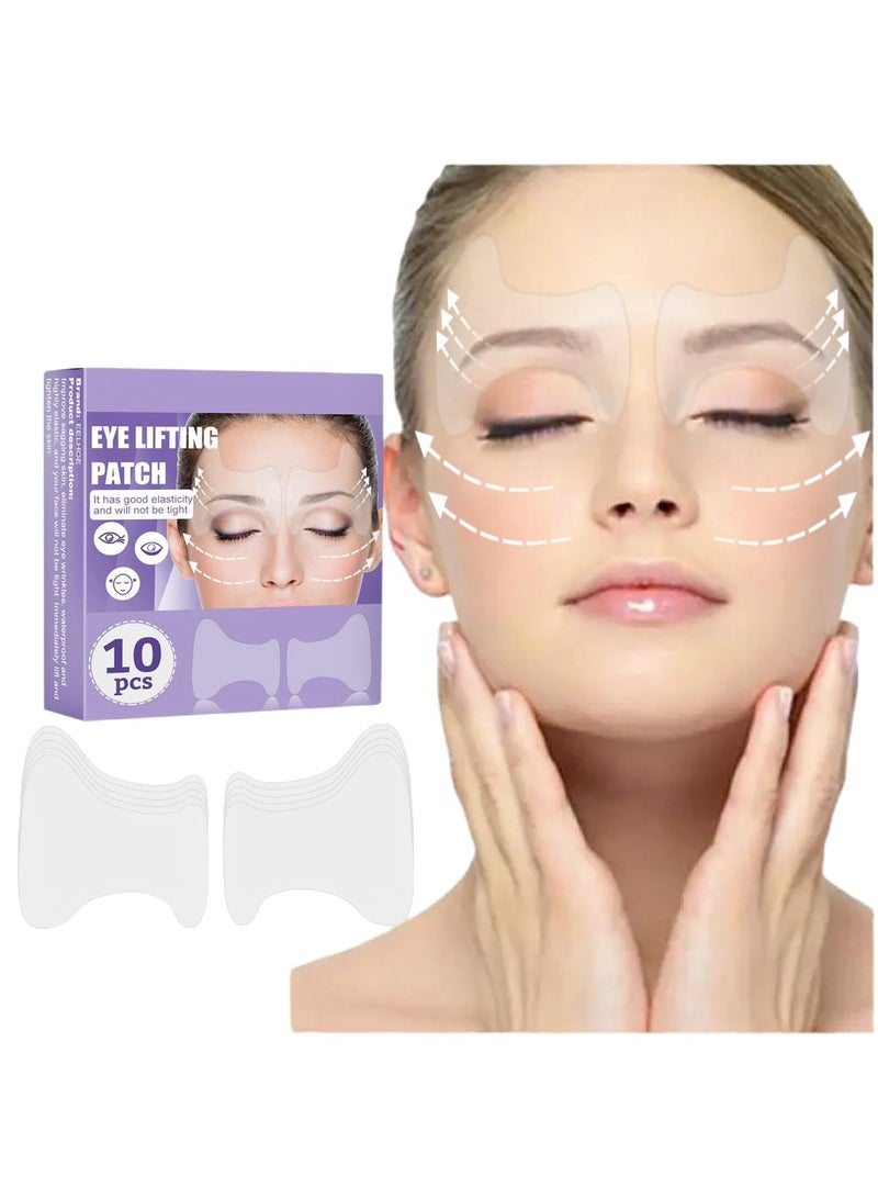 Loquat Eye Lift Tape, Instant V-Line Lifting Tape Set, Invisible Anti-Wrinkle Face Stickers, Stretchable Skin-Lifting Tape for Eye, Chin  Cheek Slimming - Image 1