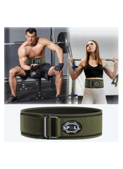 Spall Locking Weight Lifting Belt For Men & Women. Nylon Gym Workout Belt With Adjustable Buckle For Deadlift, Olympic Training, CrossFit, WOD. Provides Lumbar Support & Stability  - Image 4