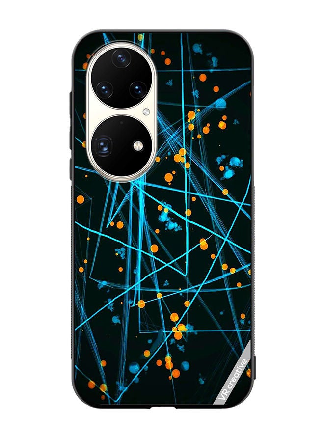 VR CREATIVE Protective Case Cover For Huawei P50 Pro Lasers Design Multicolour - Image 1