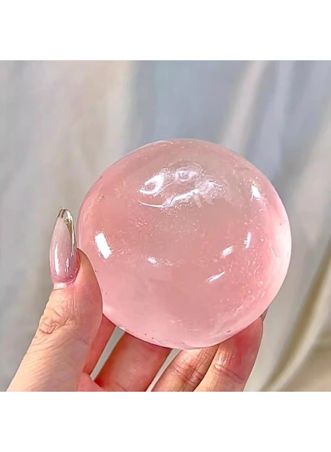 ATRJSZ Coconut Oil Squishies Ball 6cm Handmade Squeeze Sand Glutinous Non-Sticky Reusable Ideal for Workplace Study Travel Parties - Image 3