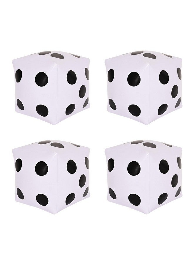 Beistle 4 Piece 15" Large Inflatable Dice for Casino Themed Party Decorations - Image 1