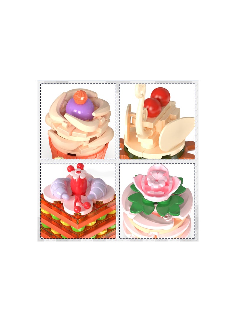 Zikra Mini Building Block Sets for Kids Ages 8-14, Assorted STEM Toys for Party Favors, Goodie Bags, Classroom Prizes, Birthday Gifts, and Special Occasions (12 Cake Designs) - Image 3