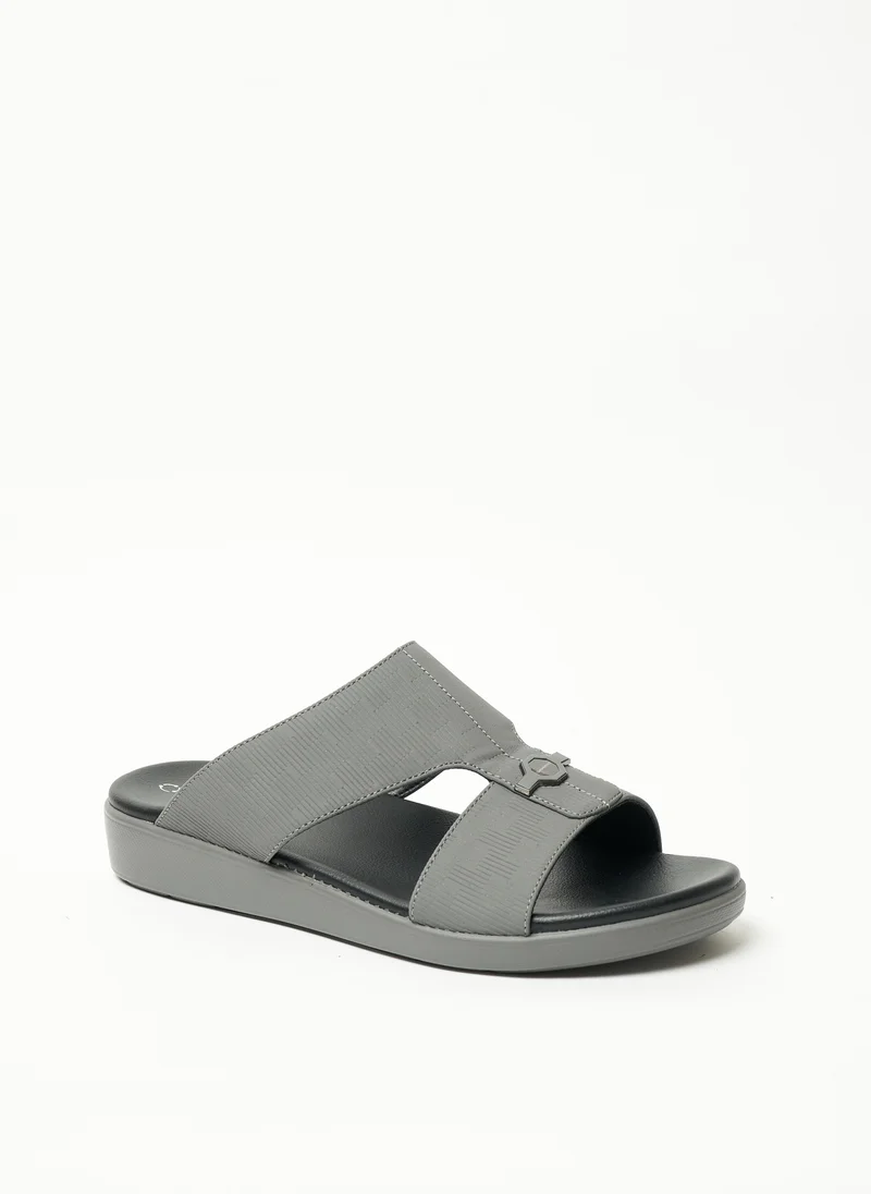 Geoomnii Geoomnii Mens Arabic Sandals Dark Grey