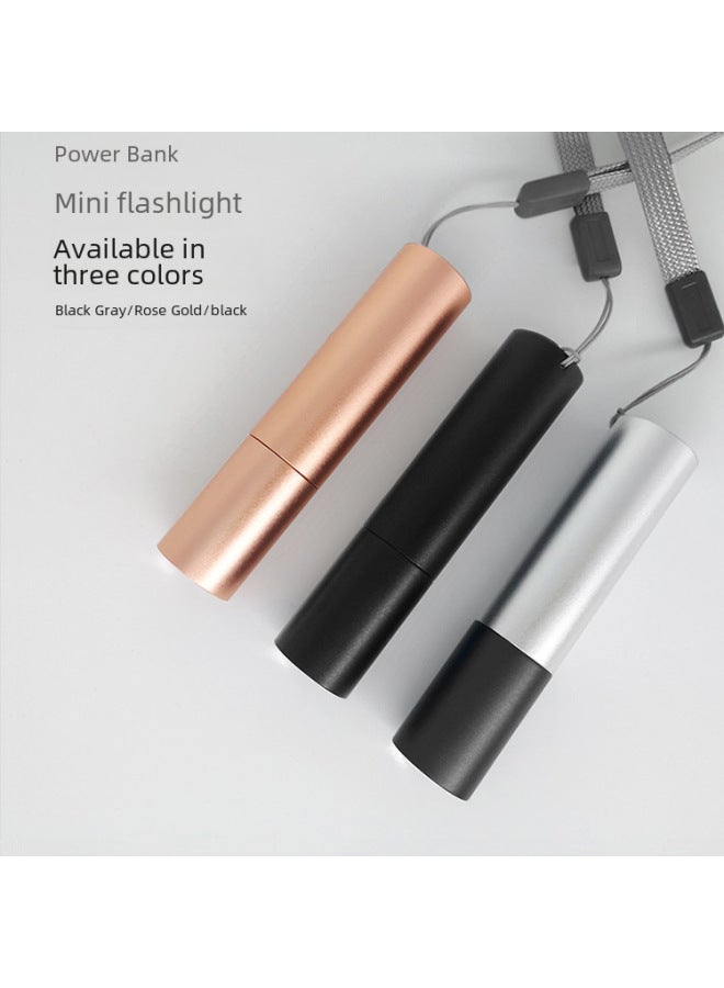 Strong Flashlight Rechargeable Portable Long-range Long-range Ultra-bright Multi-functional Zoom Emergency Home Lighting Gift Lamp-Product Specifications:silver Side Lamp Paragraph [plastic Box]]  - Image 2