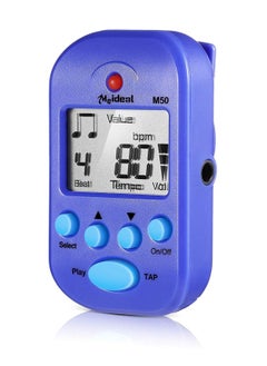Excefore Mini Digital Metronome, Multifunctional, Portable, Volume Adjustable, Clip on, with Speaker, Beat Tempo, for Piano, Guitar, Saxophone, Flute, Violin, Drum  - Image 1