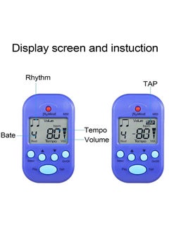 Excefore Mini Digital Metronome, Multifunctional, Portable, Volume Adjustable, Clip on, with Speaker, Beat Tempo, for Piano, Guitar, Saxophone, Flute, Violin, Drum  - Image 4