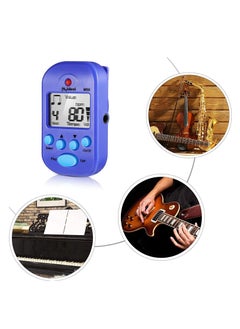 Excefore Mini Digital Metronome, Multifunctional, Portable, Volume Adjustable, Clip on, with Speaker, Beat Tempo, for Piano, Guitar, Saxophone, Flute, Violin, Drum  - Image 2