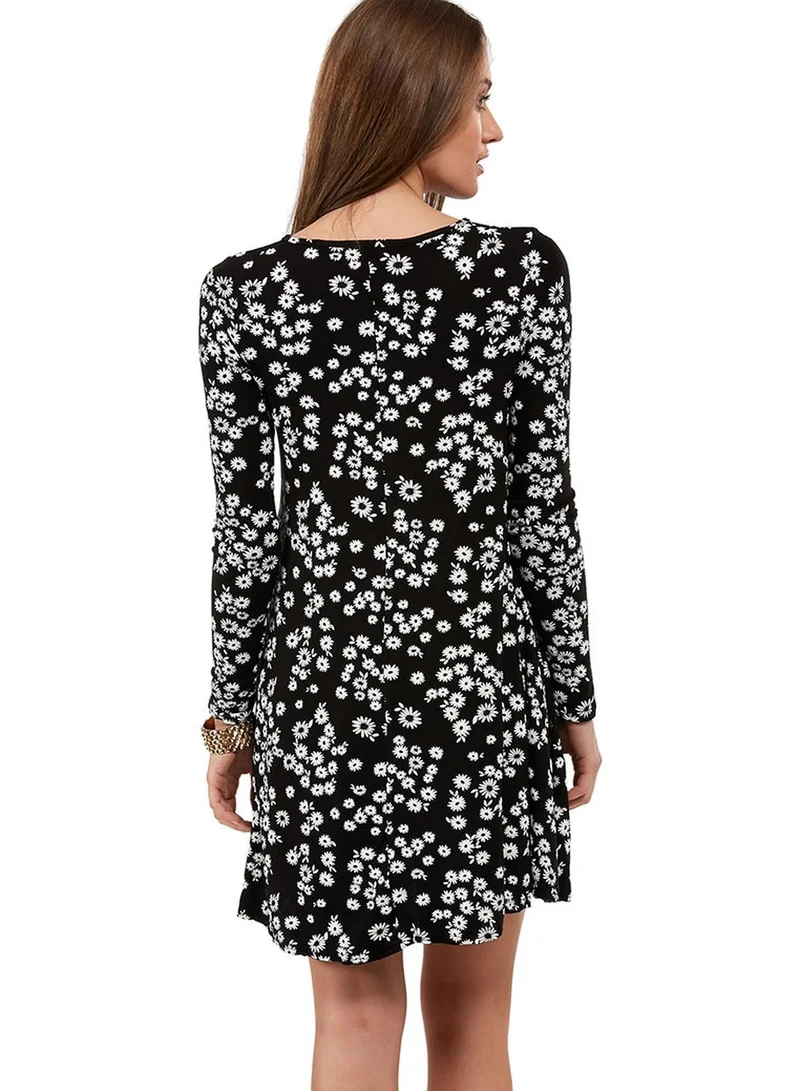 ELLA Daisy Print Swing Dress