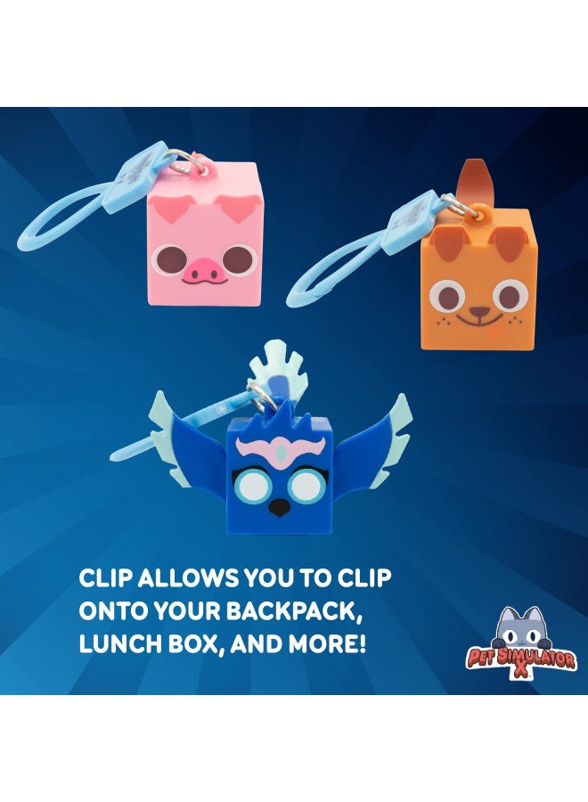 UCC Distributing PET Simulator X - Mystery Pet Minifigure Toys with Collector Clip - Blind Bags 3 Pack and Chance of DLC Code - Surprise Collectable - Image 5
