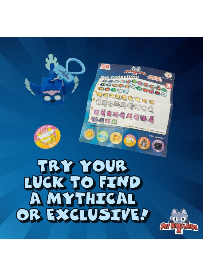UCC Distributing PET Simulator X - Mystery Pet Minifigure Toys with Collector Clip - Blind Bags 3 Pack and Chance of DLC Code - Surprise Collectable - Image 4