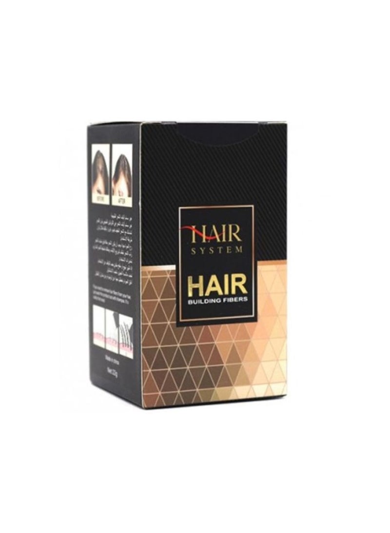 HAIR SYSTEM Hair Building Fibers Black Color - Image 1
