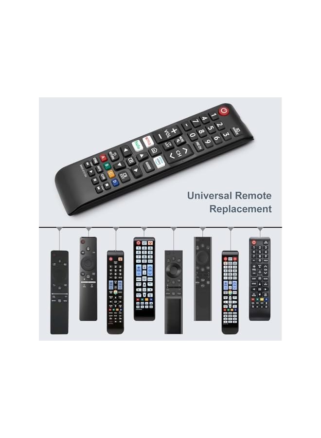 The Bros 2 Pack Replacement for Samsung TV Remote Control - Compatible With All Smart TV, LED, LCD, HDTV, 3D Series (Black) - Image 5