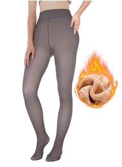 RATSAW Women's Winter Thermal Tights Fleece Lined Thermal Tights Warm and Transparent Winter Tights High Waist Pantyhose Winter Thermal Leggings Women's Lined Thickened  - Image 1