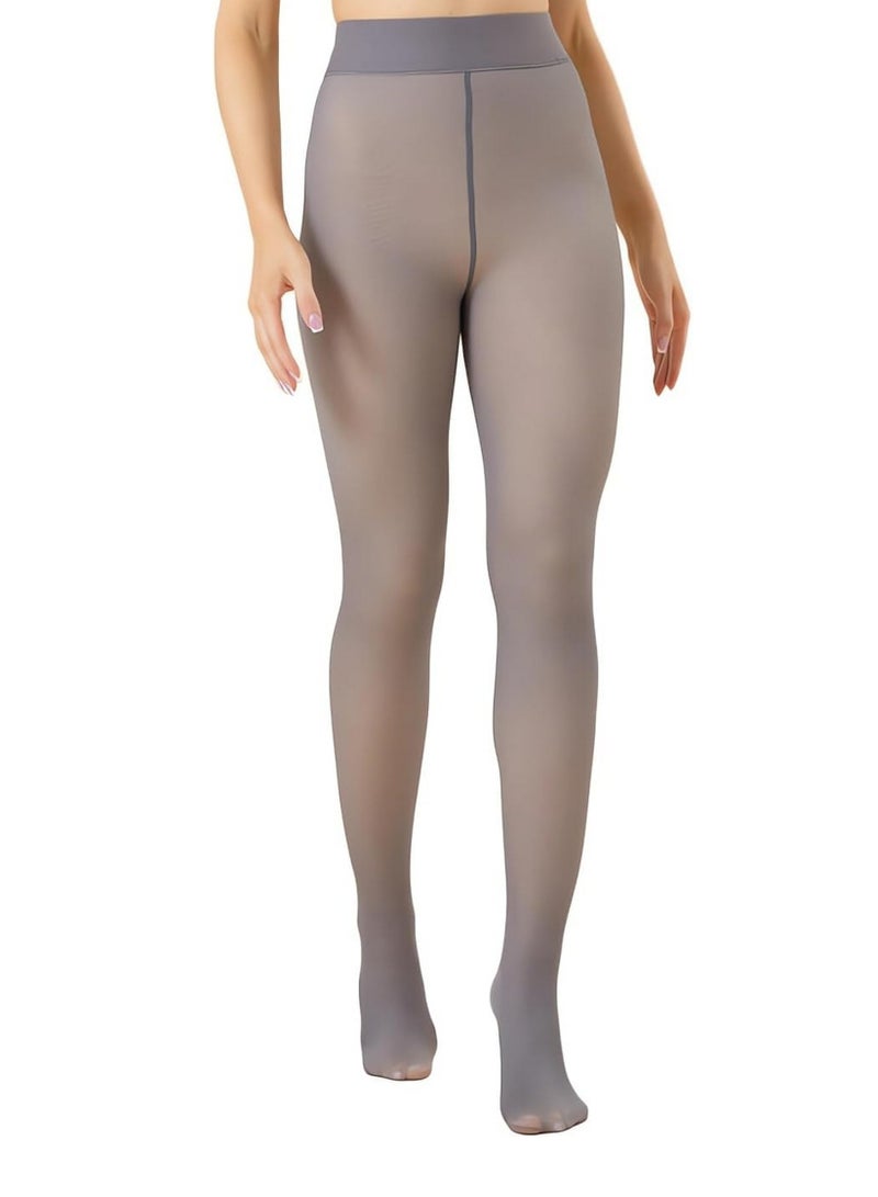 RATSAW Women's Winter Thermal Tights Fleece Lined Thermal Tights Warm and Transparent Winter Tights High Waist Pantyhose Winter Thermal Leggings Women's Lined Thickened  - Image 4
