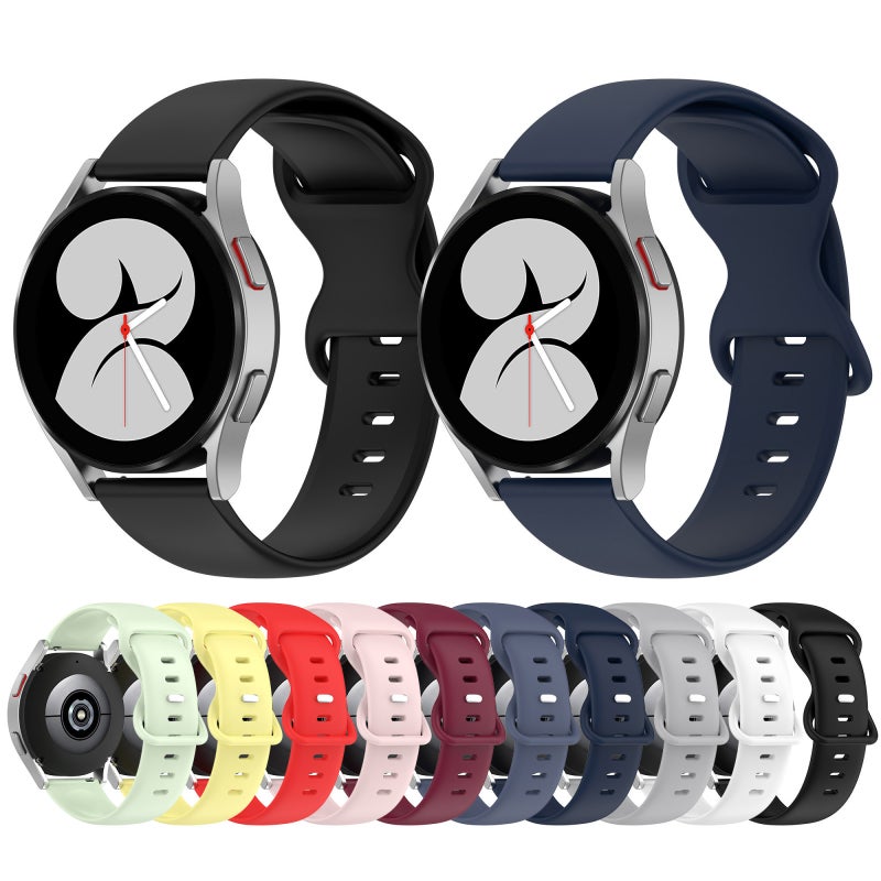 S-TOP For Garmin Move Style 20mm Solid Color Silicone Watch Band(White) - Image 2