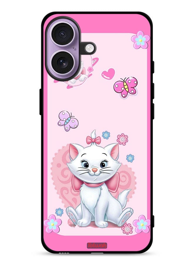 Tolwak Apple iPhone 17 Protective Case Cover Cute Lady Cat - Image 1