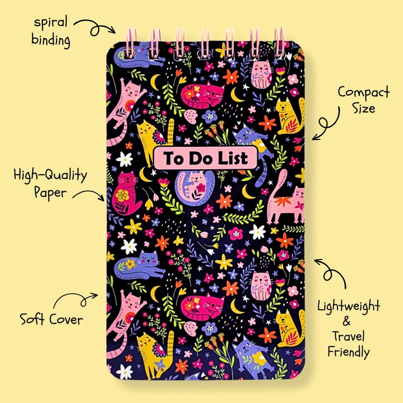 Articious مجموعة تشمل دفتر ملاحظات A5 رفيع، 1 قائمة مهام صغيرة، 1 دفتر جيب مجموعة | 80 جرام | صفحات مسطرة وملونة | سهل الحمل | دفتر ملاحظات عملي | دفتر ملاحظات للفتيات 415_701_301 - Image 5