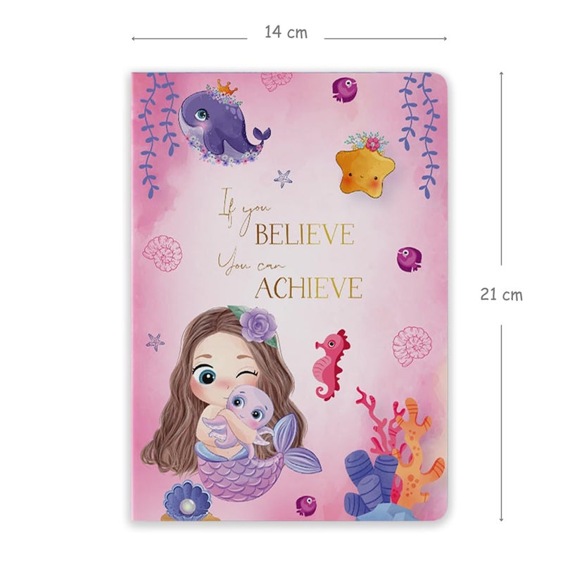 Articious مجموعة تشمل دفتر ملاحظات A5 رفيع، 1 قائمة مهام صغيرة، 1 دفتر جيب مجموعة | 80 جرام | صفحات مسطرة وملونة | سهل الحمل | دفتر ملاحظات عملي | دفتر ملاحظات للفتيات 415_701_301 - Image 4